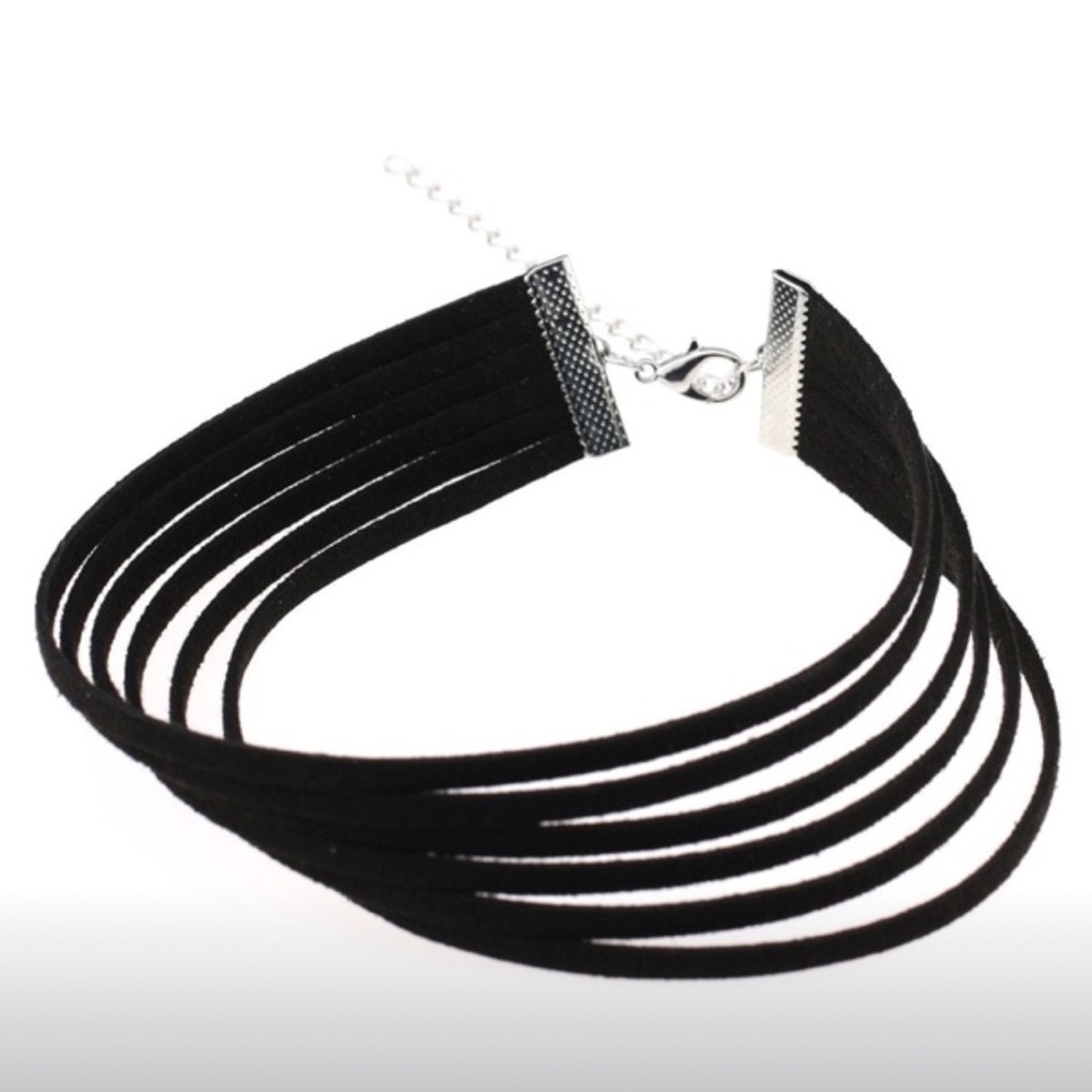 🖤 Black layered suede choker🖤 - Picture 3 of 3